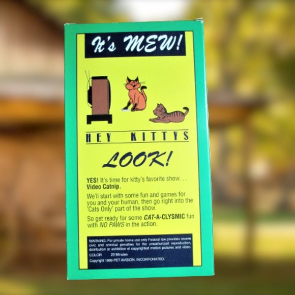 Video Catnip Entertainment for Cats VHS Tape Cat TV - Picture 2 of 6